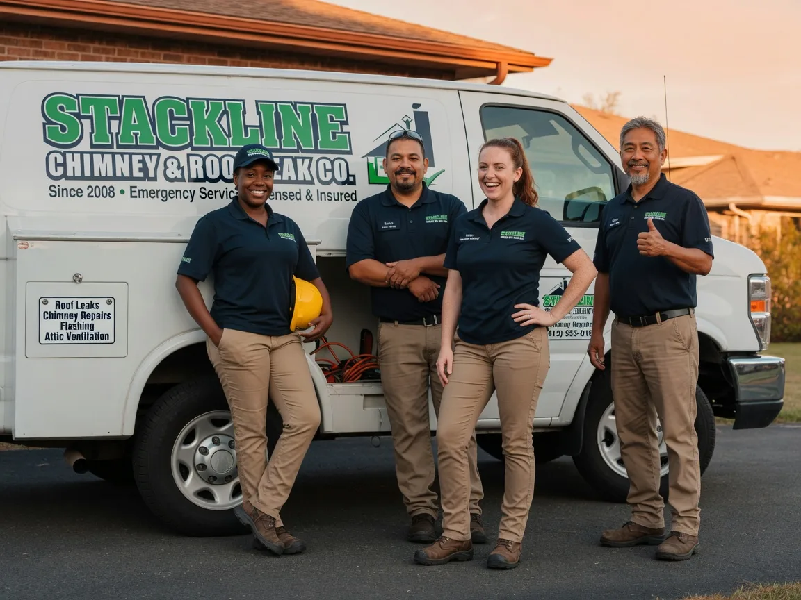 Chimney flashing repair company in Sachse, TX